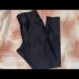 snake skin leggings